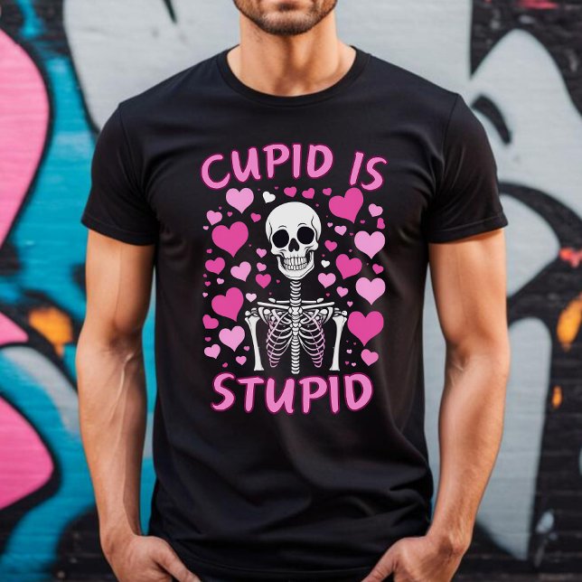 Cupid ist ein stupider Anti-Valentin-T - Shirt (Von Creator hochgeladen)
