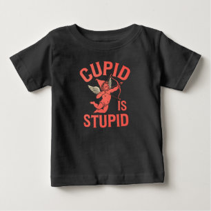 Cupid ist lustig dumm Valentinstag Baby T-shirt