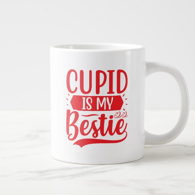 cupid ist meine bestie Jumbo-Tasse (Rechts)