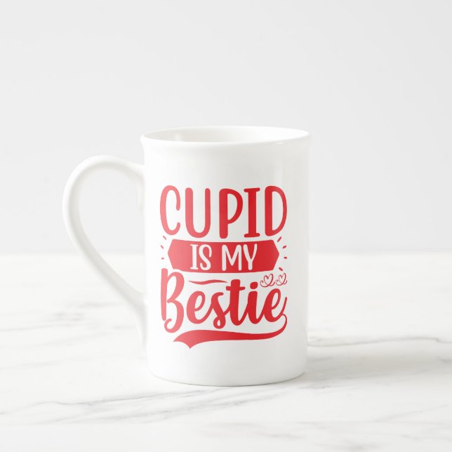 cupid ist meine bestie prozellantasse (Links)