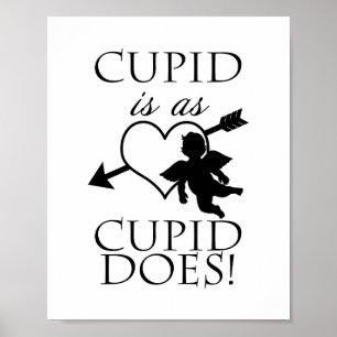 Cupid ist wie Cupid   Valentine Poster