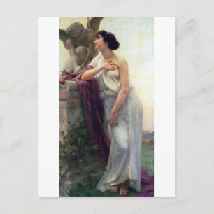 Cupid Liebe Romantische Antiquitätenmalerei Postkarte