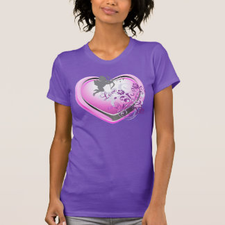 Cupid Liebe Rosa Blumenkohl Lila T - Shirt