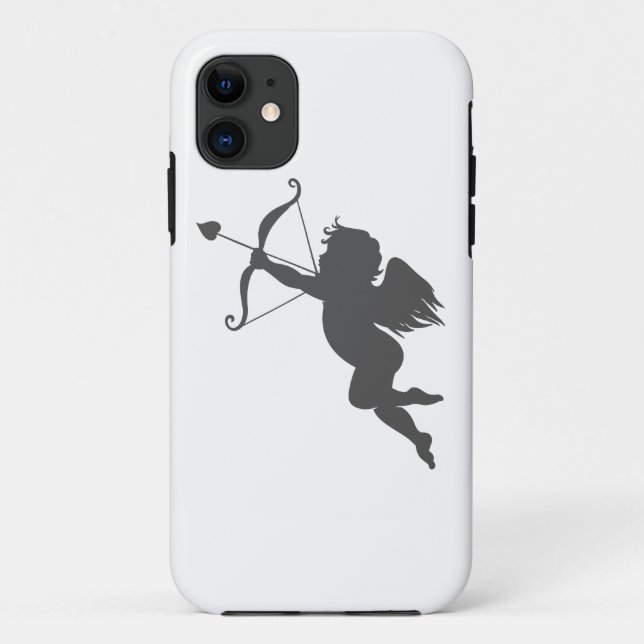 Cupid-Liebe-Silhouette Case-Mate iPhone Hülle (Rückseite)