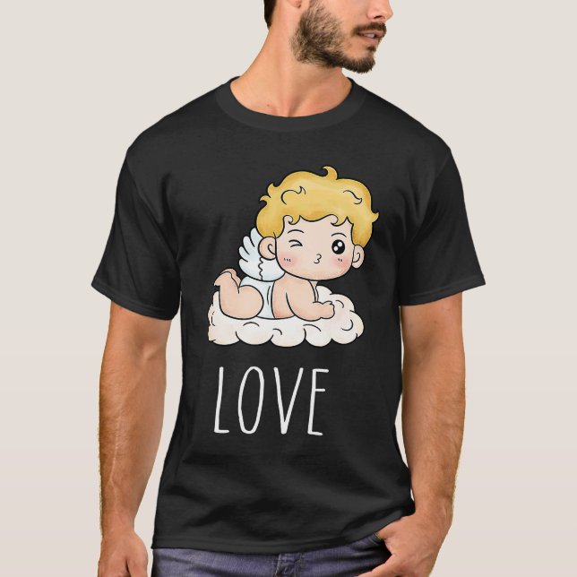 Cupid Love Valentine T-Shirt (Vorderseite)