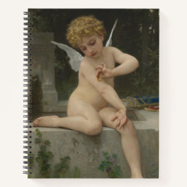 Cupid mit Schmetterling (von Bouguereau) Notizbuch