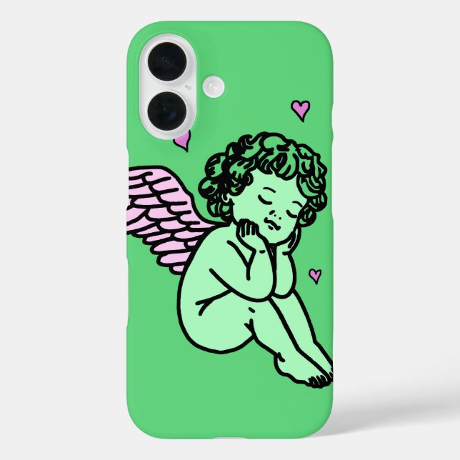 Cupid Muster Case-Mate iPhone Hülle (Rückseite)