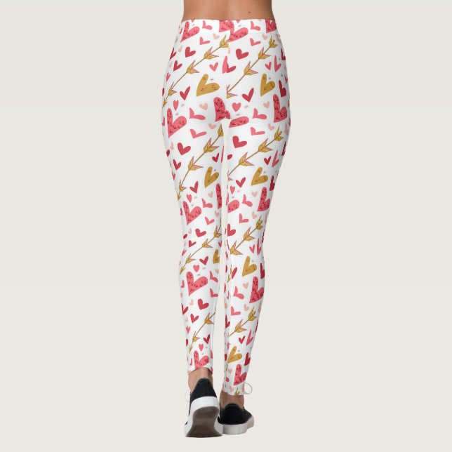 Cupid-Pfeile Leggings (Rückseite)