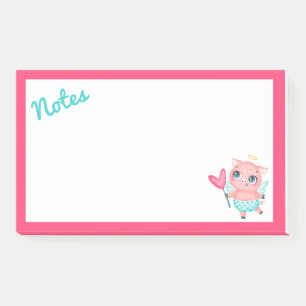Cupid Pig Post-It Notes Klebezettel