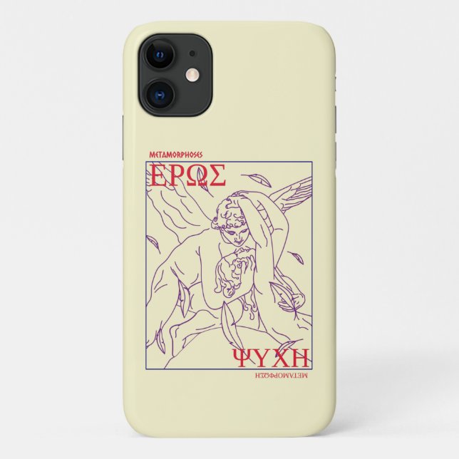 Cupid & Psyche Griechische Mythologie Geschichte E Case-Mate iPhone Hülle (Rückseite)
