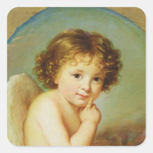 Cupid Quadratischer Aufkleber