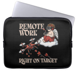 Cupid Remote Work, Valentine’s Day Laptopschutzhülle