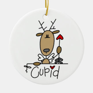 Cupid Rentier Weihnachtsgeschenke und Geschenke Keramikornament