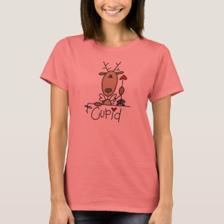 Cupid Rentier Weihnachtsgeschenke und Geschenke T-Shirt