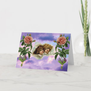 CUPID ROSES Klapp-Grußkarte Karte