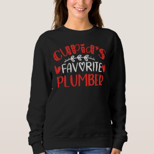 Cupid S Favorite Plumber Romance Paare Männer Frau Sweatshirt