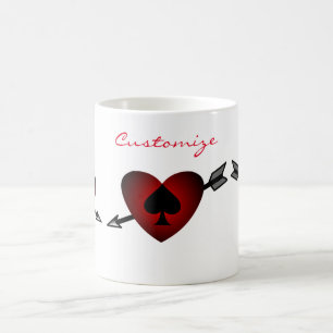 Cupid Schwarz Spade Thunder_Cove Kaffeetasse