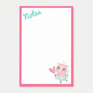 Cupid-Schwein-Post-It-Notizen Post-it Klebezettel
