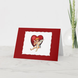 Cupid & Seine Flöte - Valentinskarte Feiertagskarte
