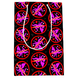 Cupid Sind zum Kotzen glücklichen Anti-Valentinsta Mittlere Geschenktüte