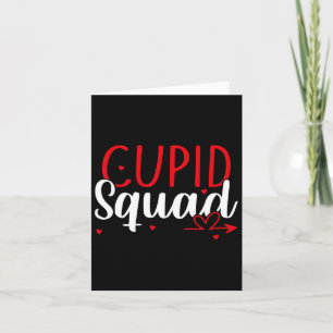 Cupid Squad Hearts Valentine's Day Cupids Couple Karte
