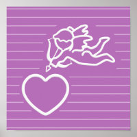 Cupid Strikes benutzerdefiniertes Poster