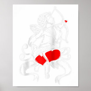 Cupid Tattoo My Valentine - Matching Couples Ragla Poster