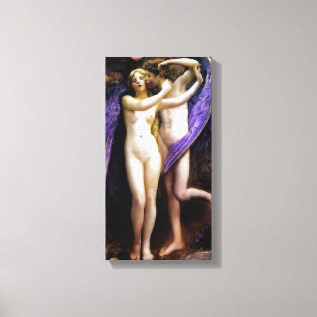 Cupid und Psyche Leinwanddruck (Vorderseite)