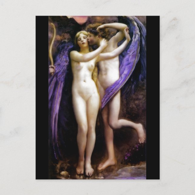 Cupid und Psyche Postkarte (Vorderseite)