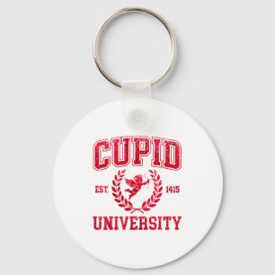 Cupid Universität Lustiger Valentinstag Süße Fraue Schlüsselanhänger