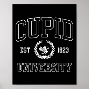 Cupid University College Valentinstag Trendige Män Poster