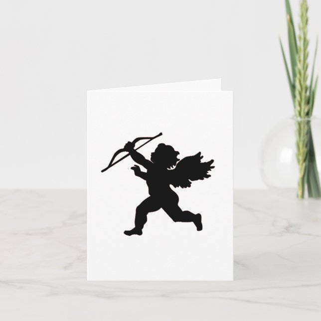 Cupid Valentine Feiertagskarte (Vorderseite)