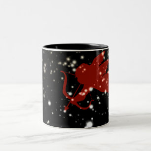 CUPID VALENTINE TASSE rot und schwarz