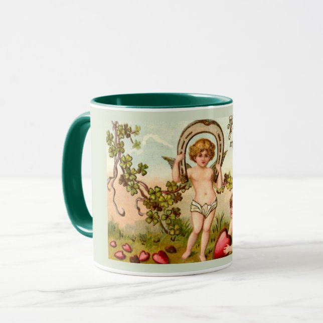 Cupid Vergiss mich nicht Valentins Tasse (Vorderseite Links)
