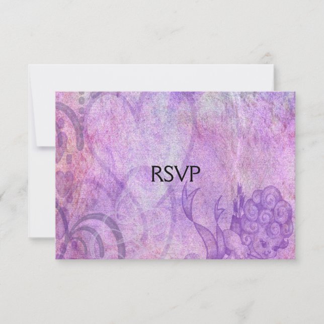 Cupid Wedding RSVP Cards Karte (Vorderseite)