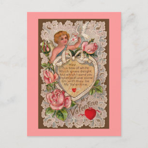 Cupidos Gedicht Postkarte