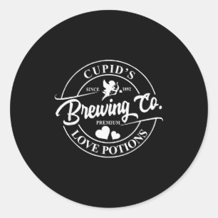 Cupids Brewing Co Premium Liebestränke Valentinsta Runder Aufkleber