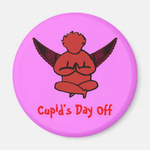 Cupid's Day Off - Valentiner Yoga Magnet