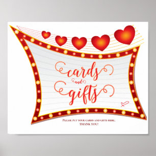 Cupids geheimer Valentins-Babyshower-Karten & Gesc Poster