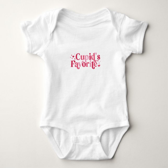 Cupids Lieblings-Baby-Bodysuit Baby Strampler (Vorderseite)