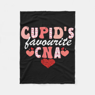 Cupids Lieblings-Cna Valentinstag Certified Nursin Fleecedecke