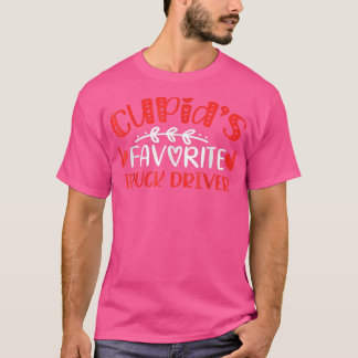 Cupids Lieblings-LKW-Fahrer Romance Paare Männer T-Shirt