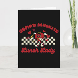 Cupids Lieblings-Lunch-Lady-Herz Valentinstag Karte