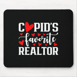Cupids Lieblings-Makler Süßes Herz Valentinstag Da Mousepad