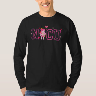 Cupids Lieblings-NICU-Krankenschwester Süßes Rosa  T-Shirt