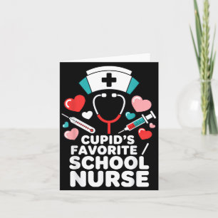 Cupids Lieblings-Schulkrankenschwester Lustiger Va Karte