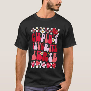 Cupids Lieblingskrankenschwester Stethoskop & Herz T-Shirt