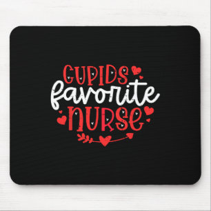 Cupids Lieblingskrankenschwester Valentinstag Vale Mousepad
