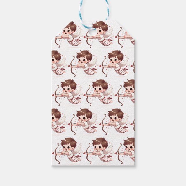 Cupids Pfeil ist mein Valentin Geschenkanhänger (Vorderseite)