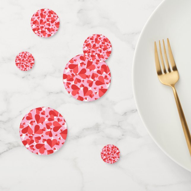Cupids Red Confetti Konfetti (Gruppe)